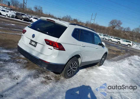 2021 Volkswagen Tiguan 2.0T Se/2.0T Se R-Line Black/2.0T Sel from USA, damaged, VIN 3VV2B7AX7MM062779